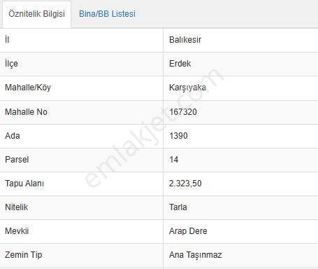Balıkesir Erdek Karşıyaka Mah. 2.323 M2 Satılık Tarla Yatırımlık - Görsel 3