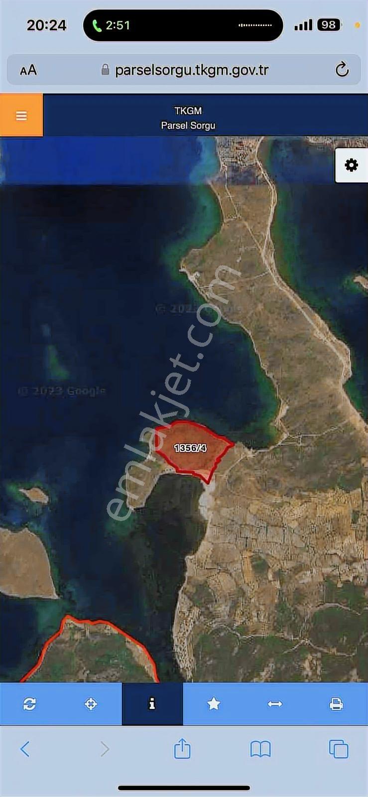 Cunda Satılık Arsa Yatırımcıya Denize Sıfır Parselde 1803m2 - Görsel 12