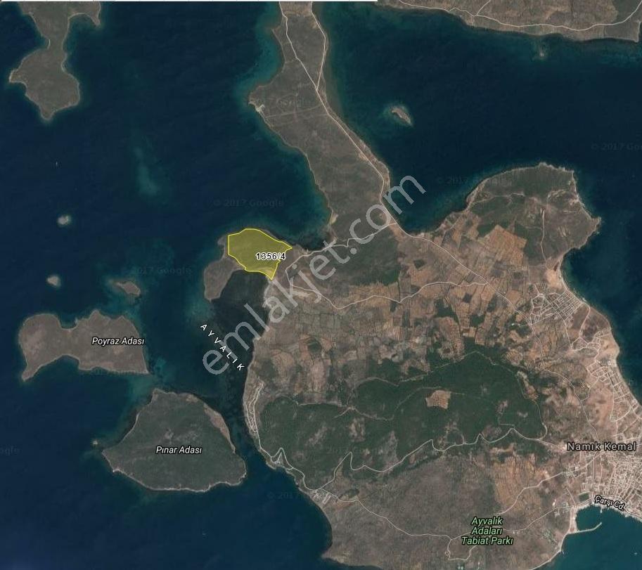 Cunda Satılık Arsa Yatırımcıya Denize Sıfır Parselde 1803m2 - Görsel 20