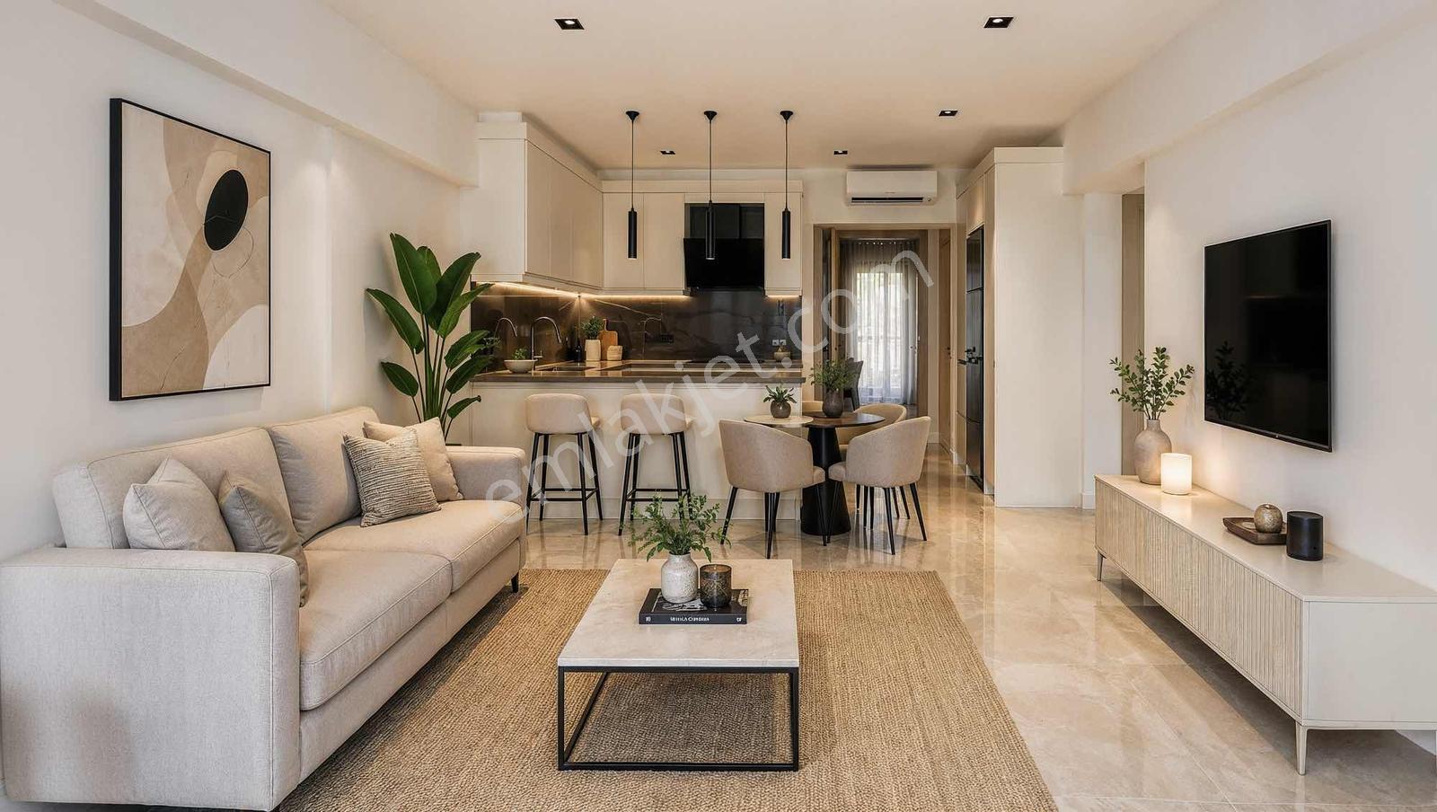 Çeşme Dalyan Havuzlu Lüx Sitede Satılık 1+1 Satılık Daire - Görsel 6