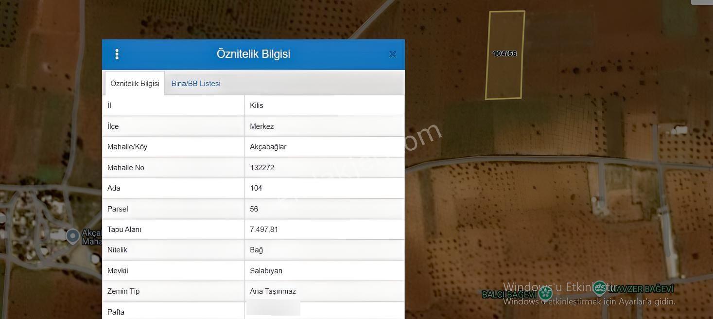 Uyaran 79 Gayrimenkulden Akçabağlar Tapulu Satılık Bağ - Görsel 4