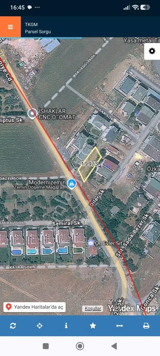 Bayhan Gayrimenkul' Murat Çeşme'mahalesinde Satılık 410 M2 Arsa - Görsel 5