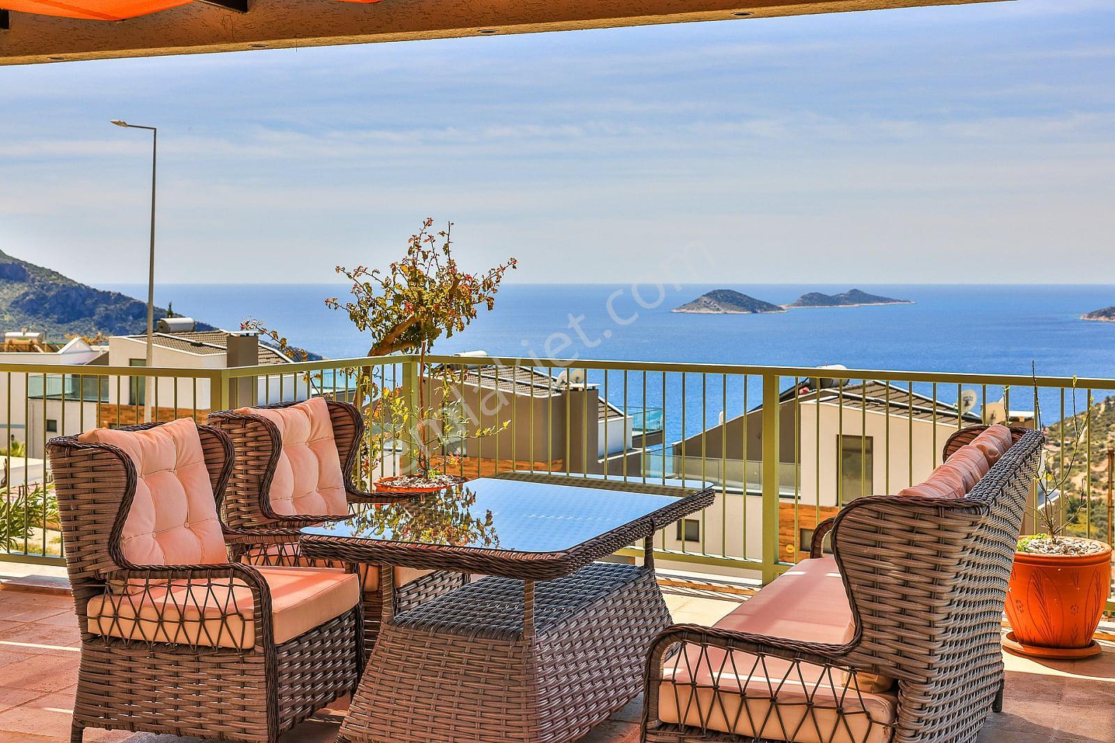 Kaş Kalkan'da Sonsuzluk Havuzlu 4+1 Lüks Villa - Görsel 4