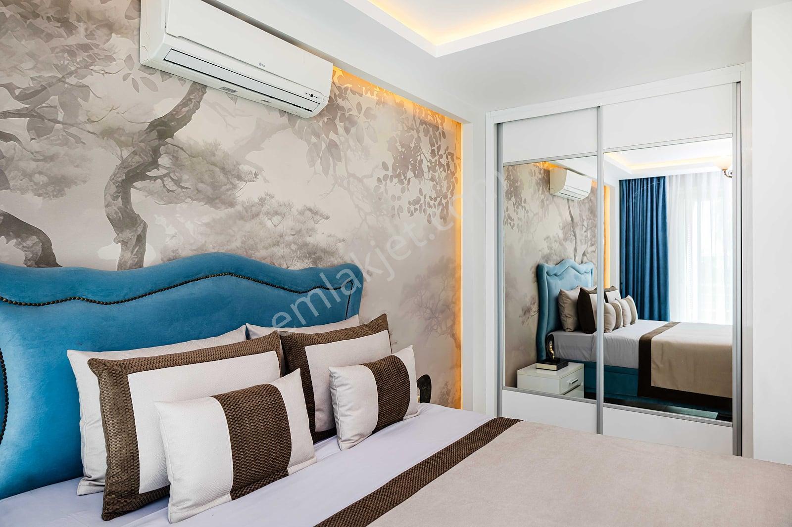 Antalya Alanya'da Sahile Sıfır Eşyalı Satılık Dubleks Daire - Görsel 29