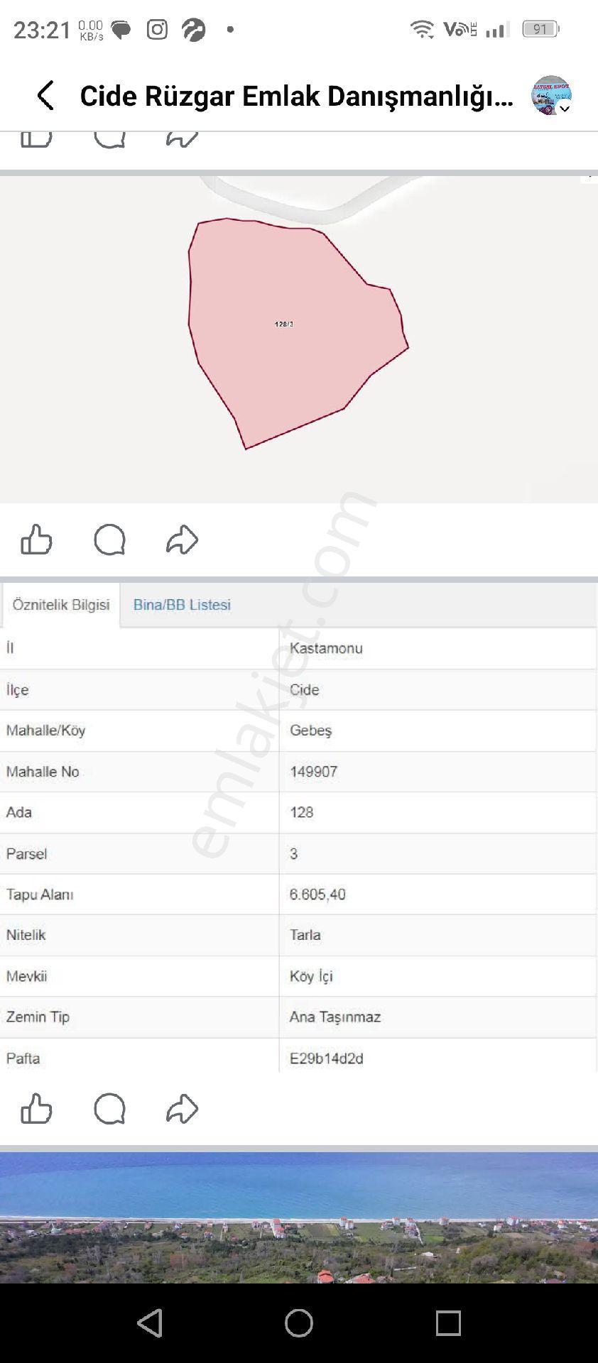 Gelişmekte Olan Kastamonu Cidede Gebeş Mahallesinde Deniz Manzaralı Okçular Kalesinin Tam Altında - Görsel 3