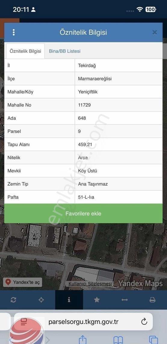 Tekirdağ Yeni Çiftlikte Satılık 4 Kat İmarlı Arsa - Görsel 17