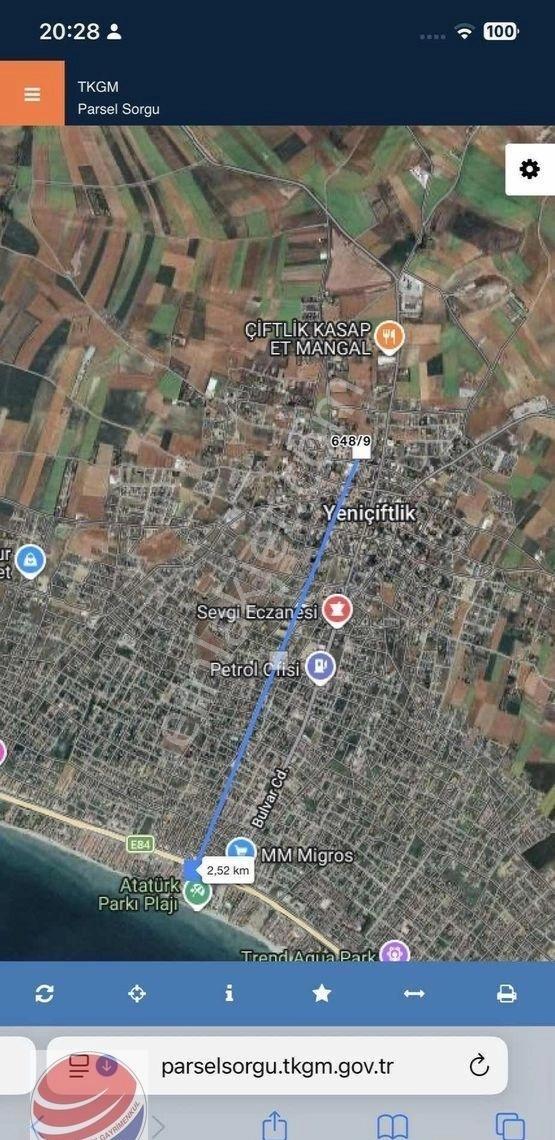 Tekirdağ Yeni Çiftlikte Satılık 4 Kat İmarlı Arsa - Görsel 4