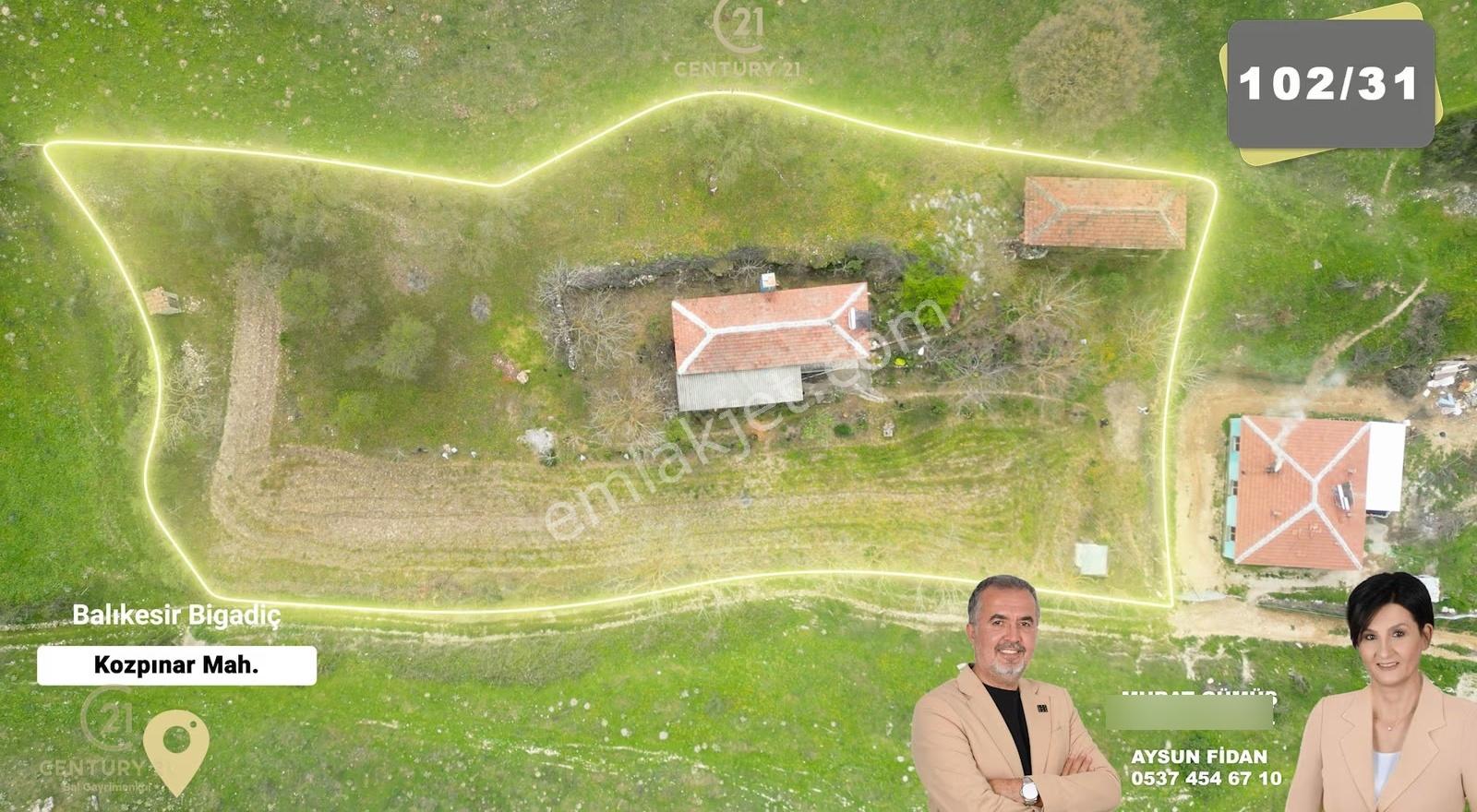 C21bal'dan Balıkesir Üniv. Yakın Kozpınar Mah. Satılık Köy Evi - Görsel 9