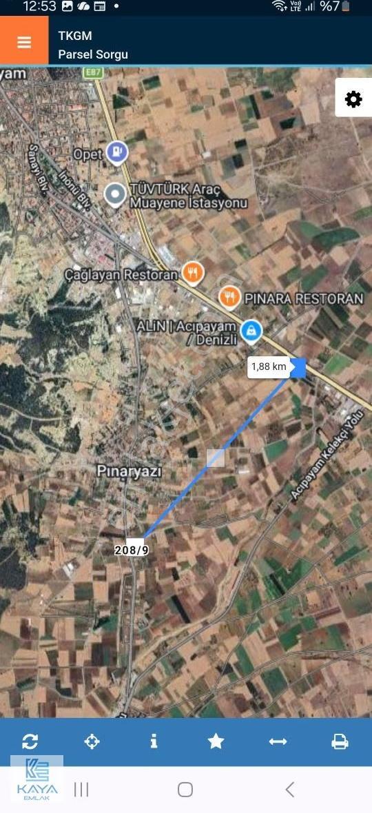 Acıpayam Pınaryazı'da Yol Cepheli Fırsat Arsa - Görsel 8