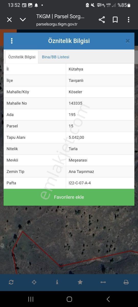 Yatırımlık Arazi Köye Yakın Konum... - Görsel 2