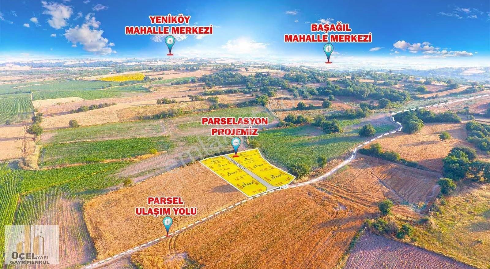 Edirne Uzunköprü Başağıl'da Yola Cephe 8 Adet Satılık Parseller - Görsel 9