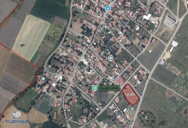 Çanakkale Biga Gerlengeç Köy İçinde 3.110m² Satılık Tarla - Görsel 7