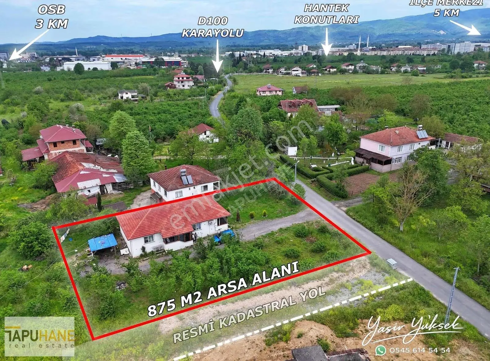 Tapuhane Real Estate - Yasir Yüksek'ten Akovada Müstakil Ev