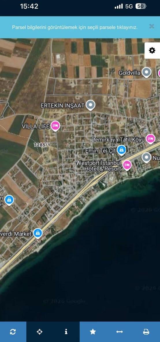 Silivri Gümüşyaka Deniz Manzaralı 333 M2 İmarlı Arsa - Görsel 6
