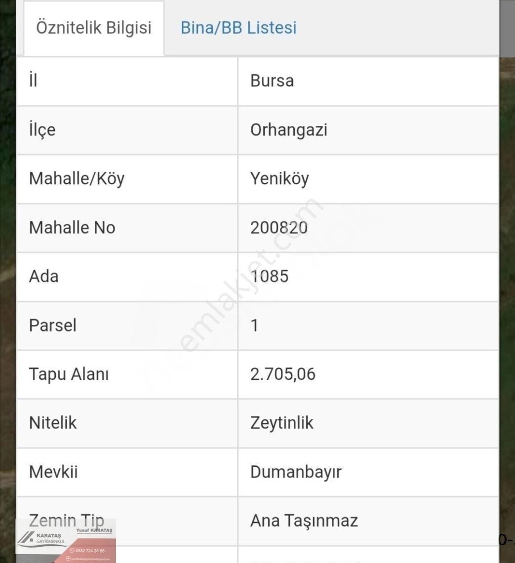Orhangazi Yeniköyde Yola Cephe Satılık Kupon Arazi - Görsel 11