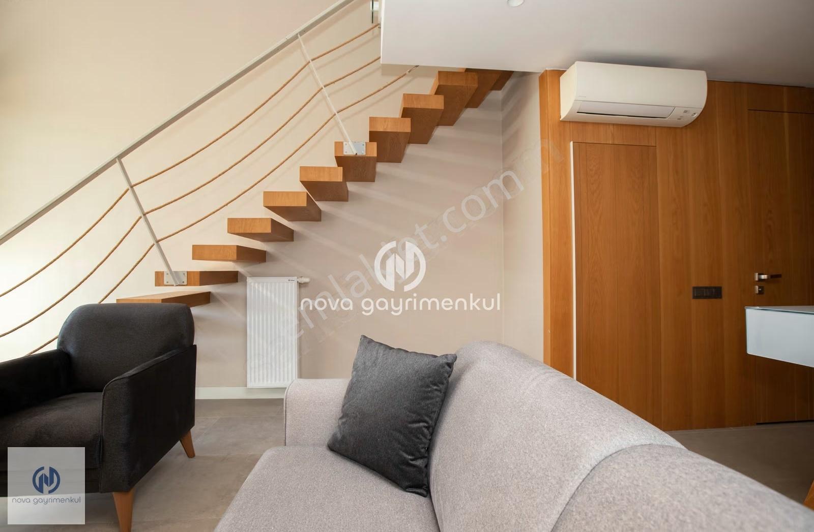 **nova** Çiftlikköy'de Süper Lüks Eşyalı Kiralık 1+1 Dubleks - Görsel 9