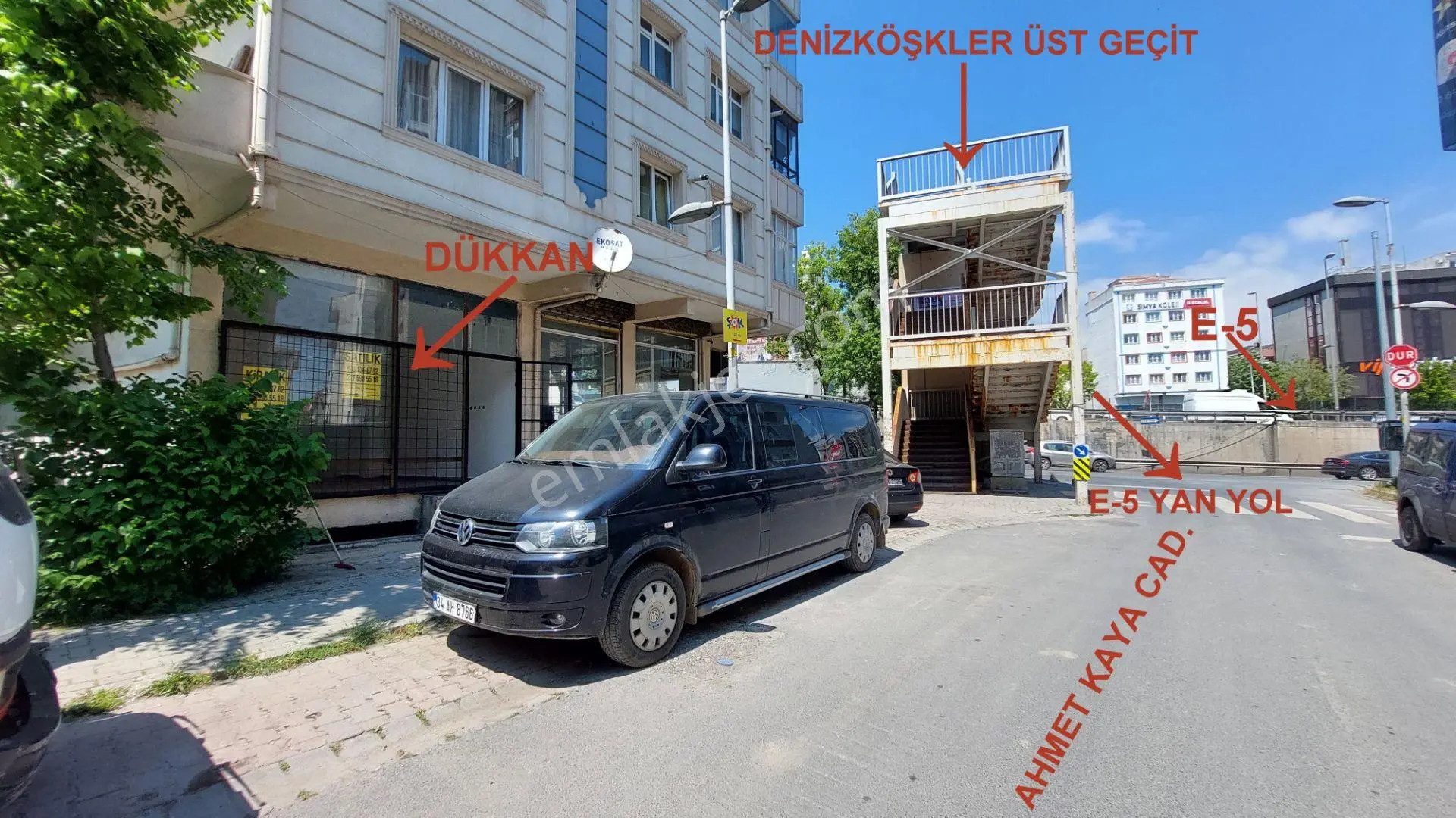 E-5 Yan Yol Üzeri 2 Katlı Depolu Zemin Kat Dükkan-depo-iş Yeri-ofis - Görsel 4