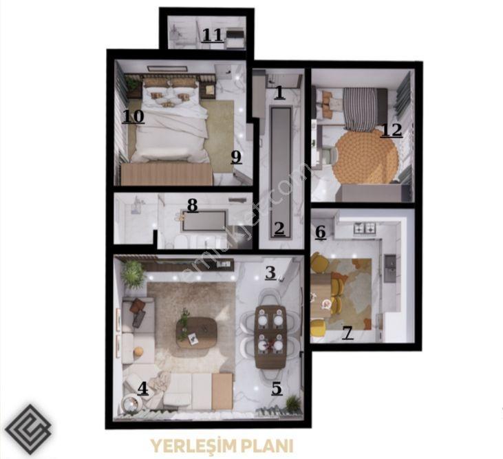 Yeni Cami Yürüme Mesafesinde Satılık 2+1 Lüks Daire - Görsel 4