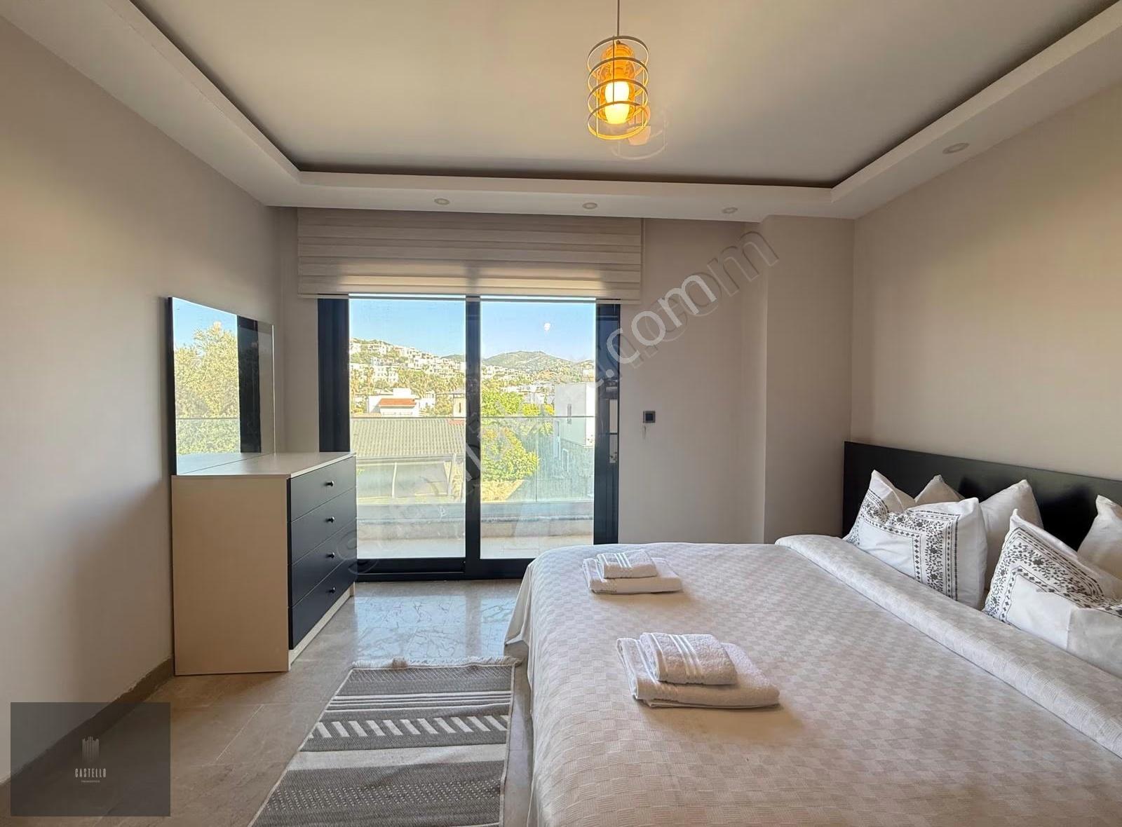 Yalıkavak Tilkicik'te Sahile Yakın, Havuzlu Ve Eşyalı Kiralık - Görsel 16