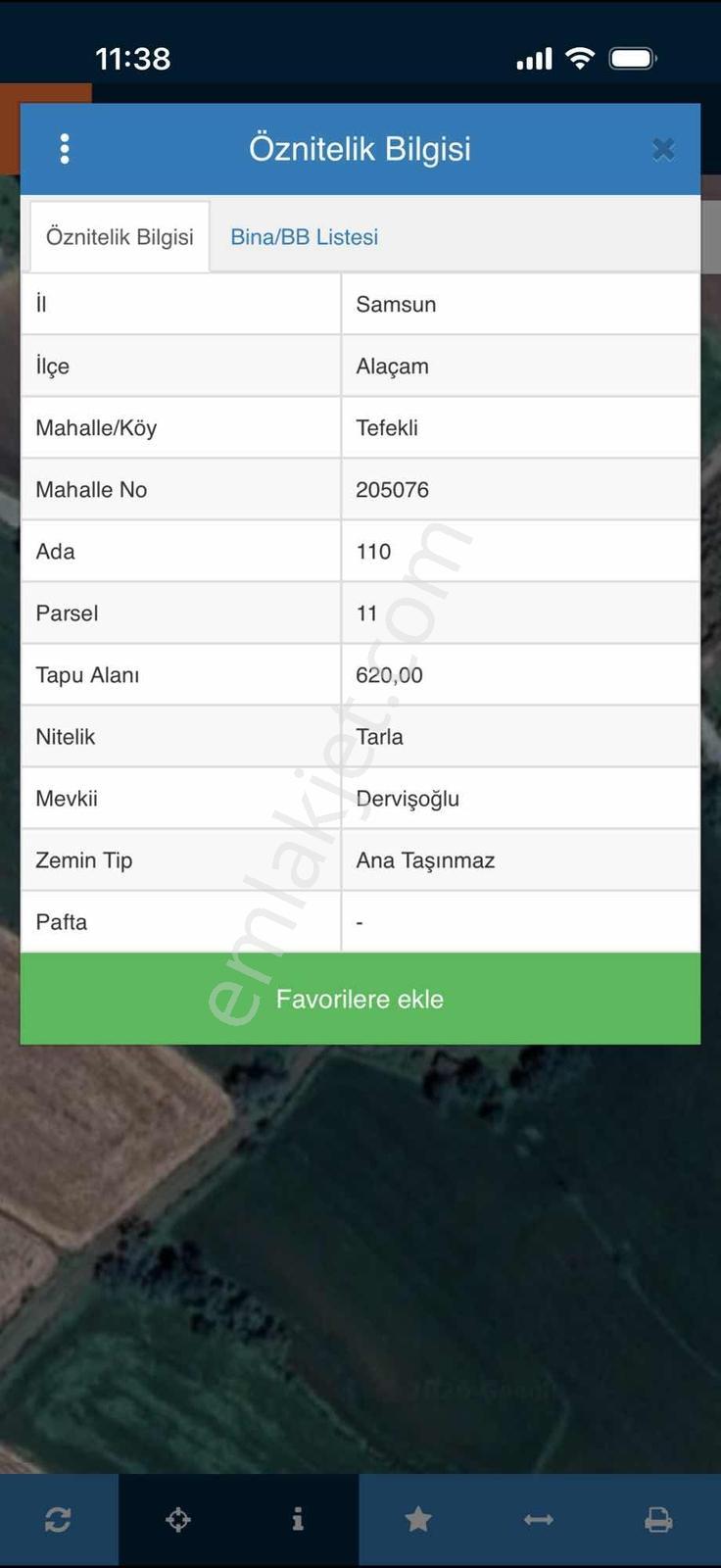 Mavi Atlas'tan Samsun Alaçam Tefekli'de Satılık Fırsat Arsa - Görsel 2