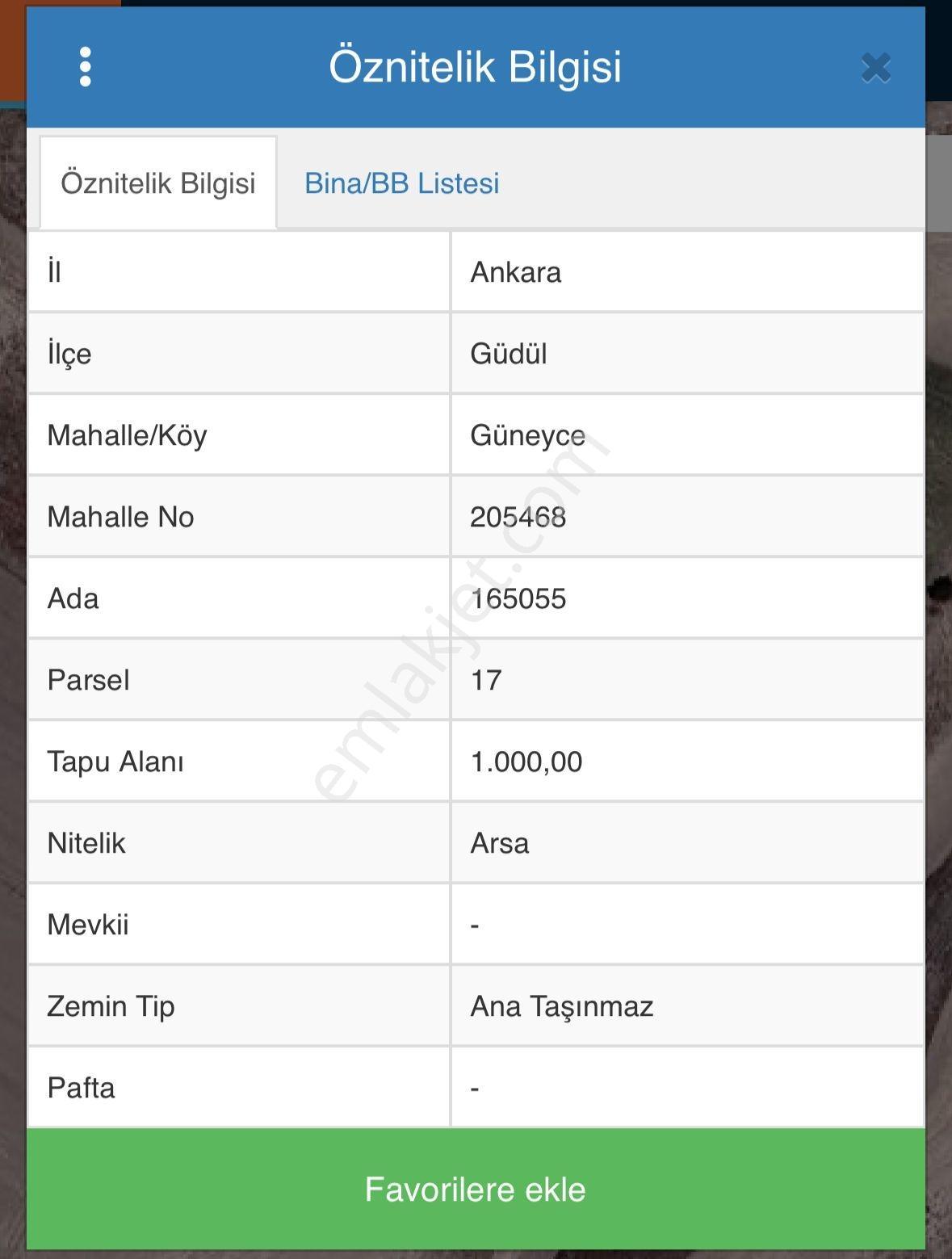 Ankara Güdül Güneyce'de 1.000.00 Yatırıma Uygun Satılık Arsa - Görsel 4