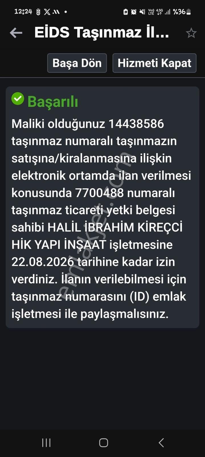 3+1 Arakat (geniş) Sevim Göğez İ.ö.okulu Karşısı Ön Cephe Daire - Görsel 4