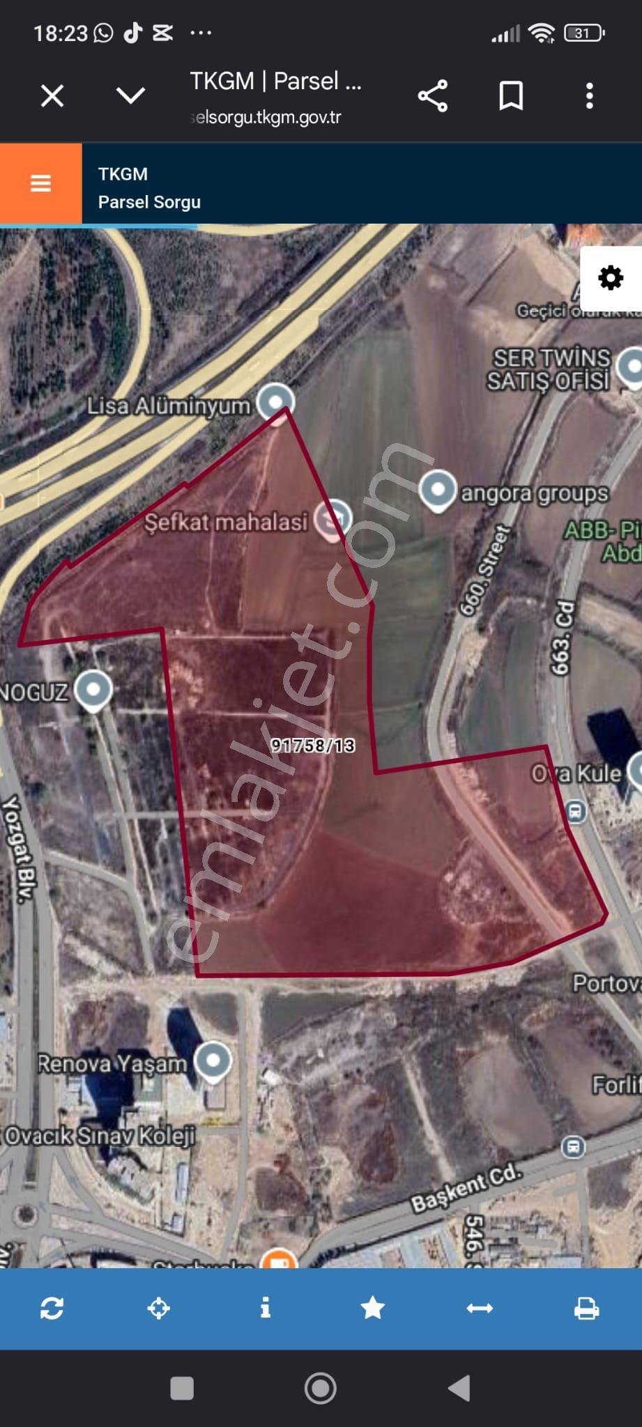 M.ç. Emlaktan Keçiören Ovacık Da Satılık 65 M2 Arsa - Görsel 5