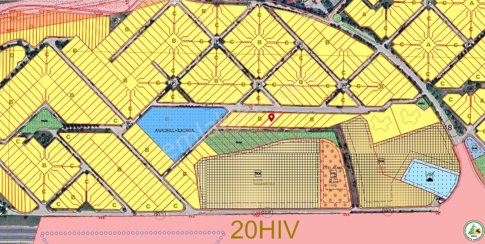 Çamlıoğlu Gayrimenkul'den - Dağkent'te - B Tipi - 352 M2 Arsa - Görsel 2
