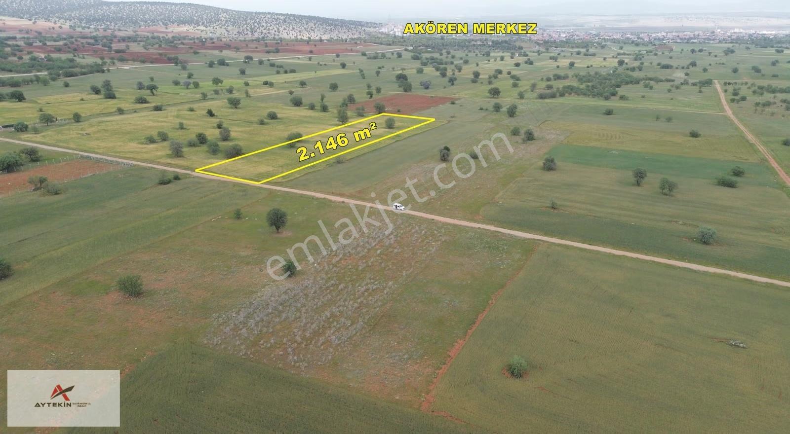 Akören Ağalar Mahallesinde 2.146 M² Müstakil Tapulu Tarla - Görsel 6