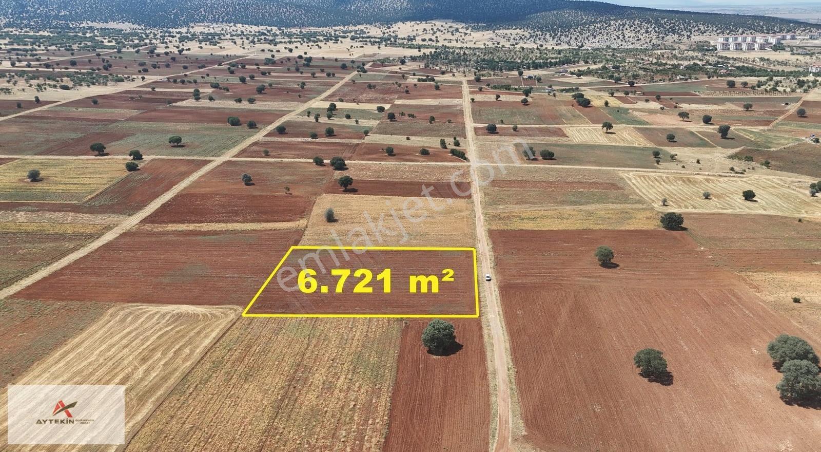 Akören / Ağalar Mahallesinde 6.721 M² Müstakil Tapulu Tarla - Görsel 3