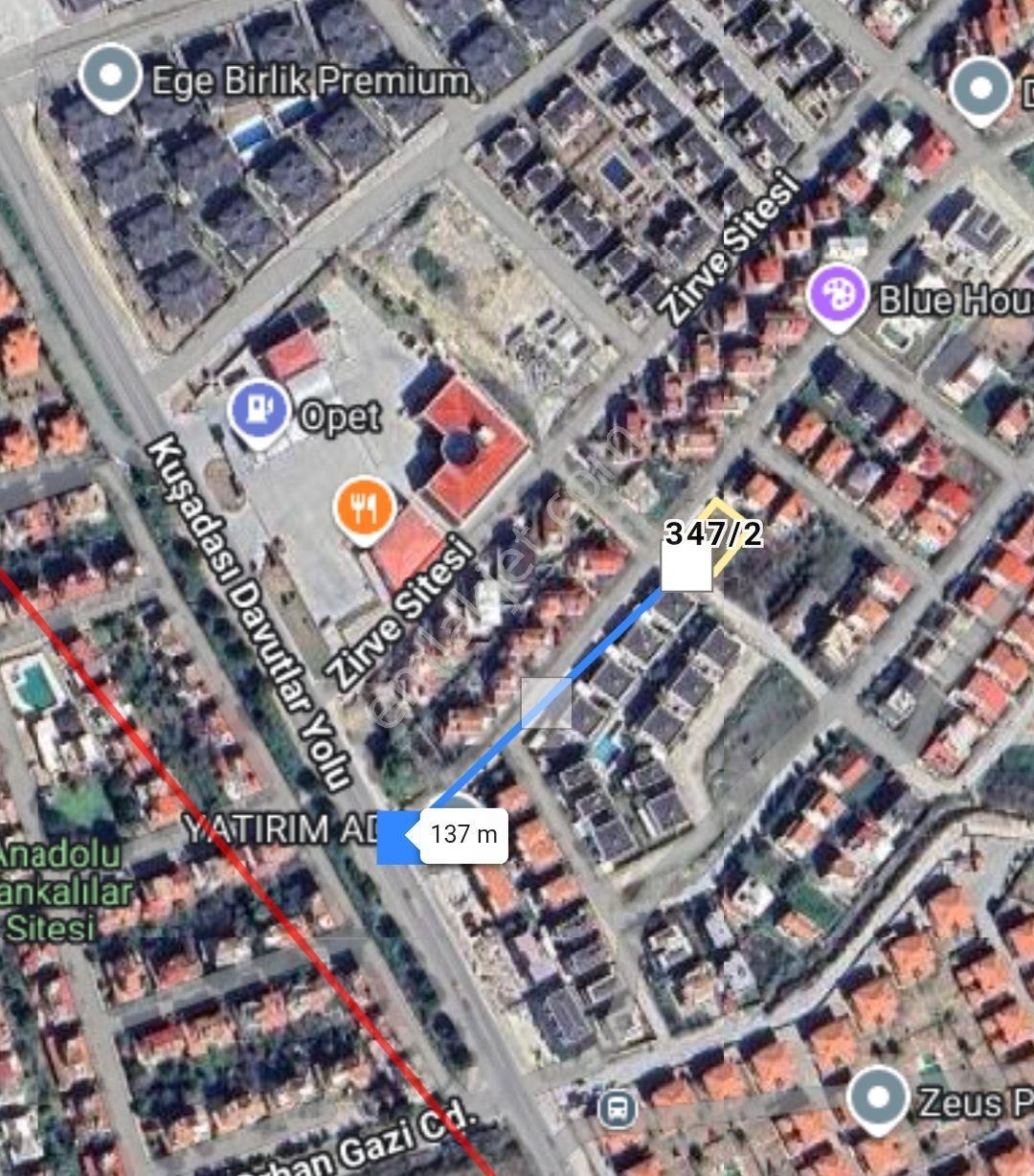 Kuşadası Soğucak, 305 M² Satılık Tam Müstakil Villa İmarlı Arsa - Görsel 10