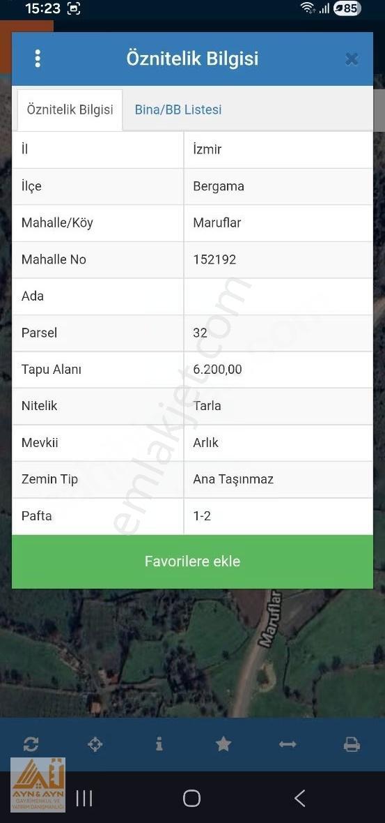 Ayn&ayn Gayrimenkul'den Satılık Maruflar'da Tarla - Görsel 13