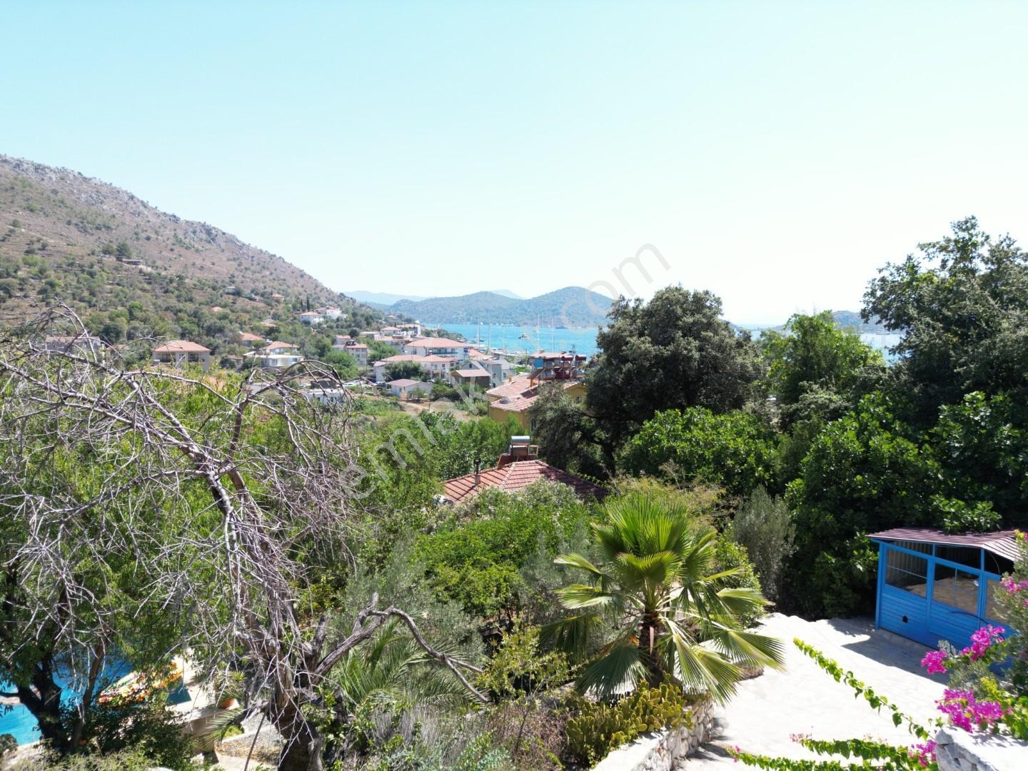 Marmaris Bozburun Deniz Ve Ada Manzaralı Emsalsiz Villa - Görsel 18