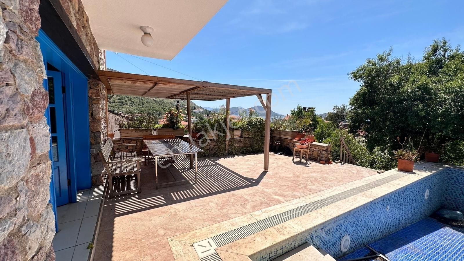 Marmaris Bozburun Deniz Ve Ada Manzaralı Emsalsiz Villa - Görsel 30