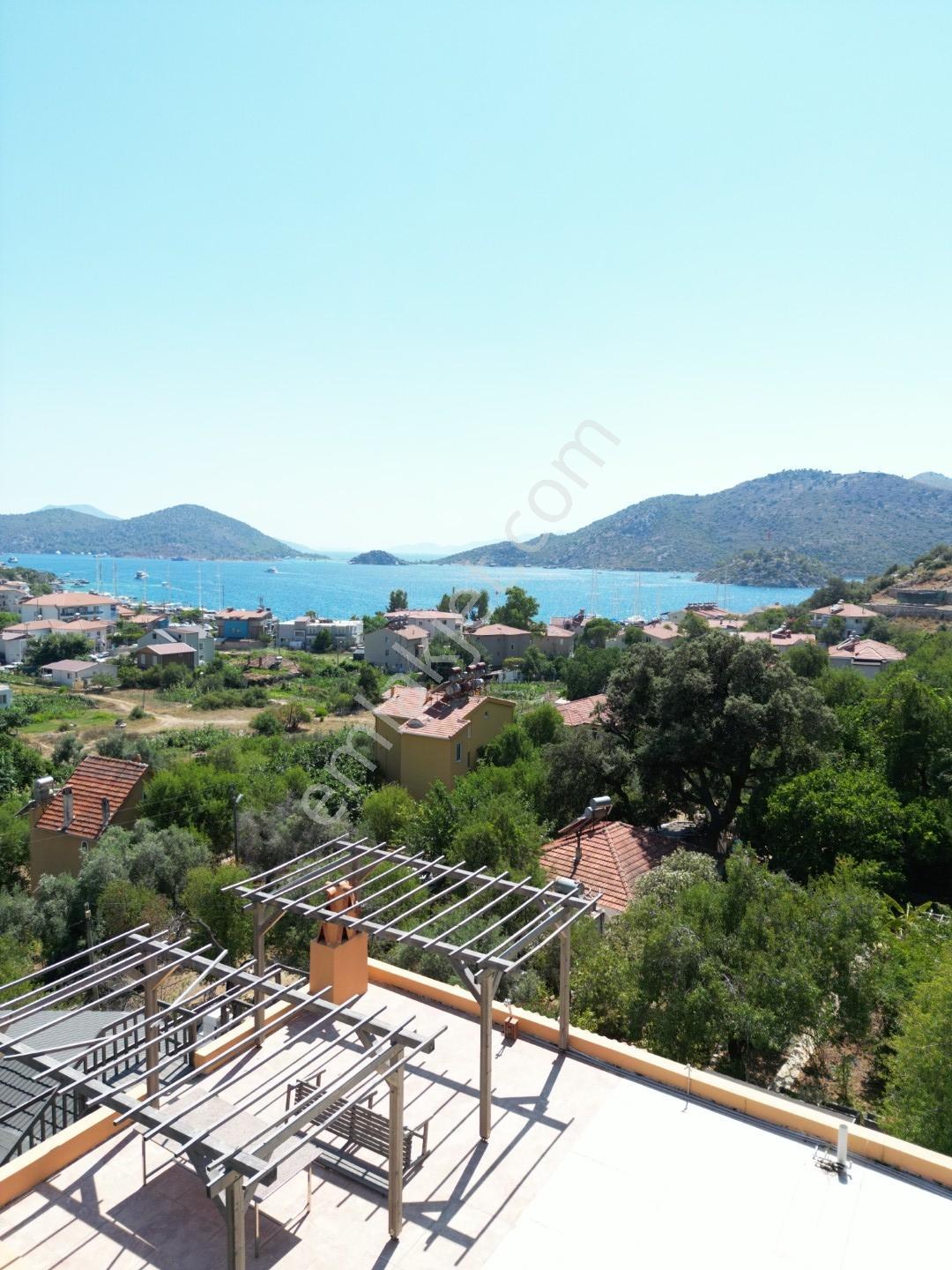 Marmaris Bozburun Deniz Ve Ada Manzaralı Emsalsiz Villa - Görsel 24