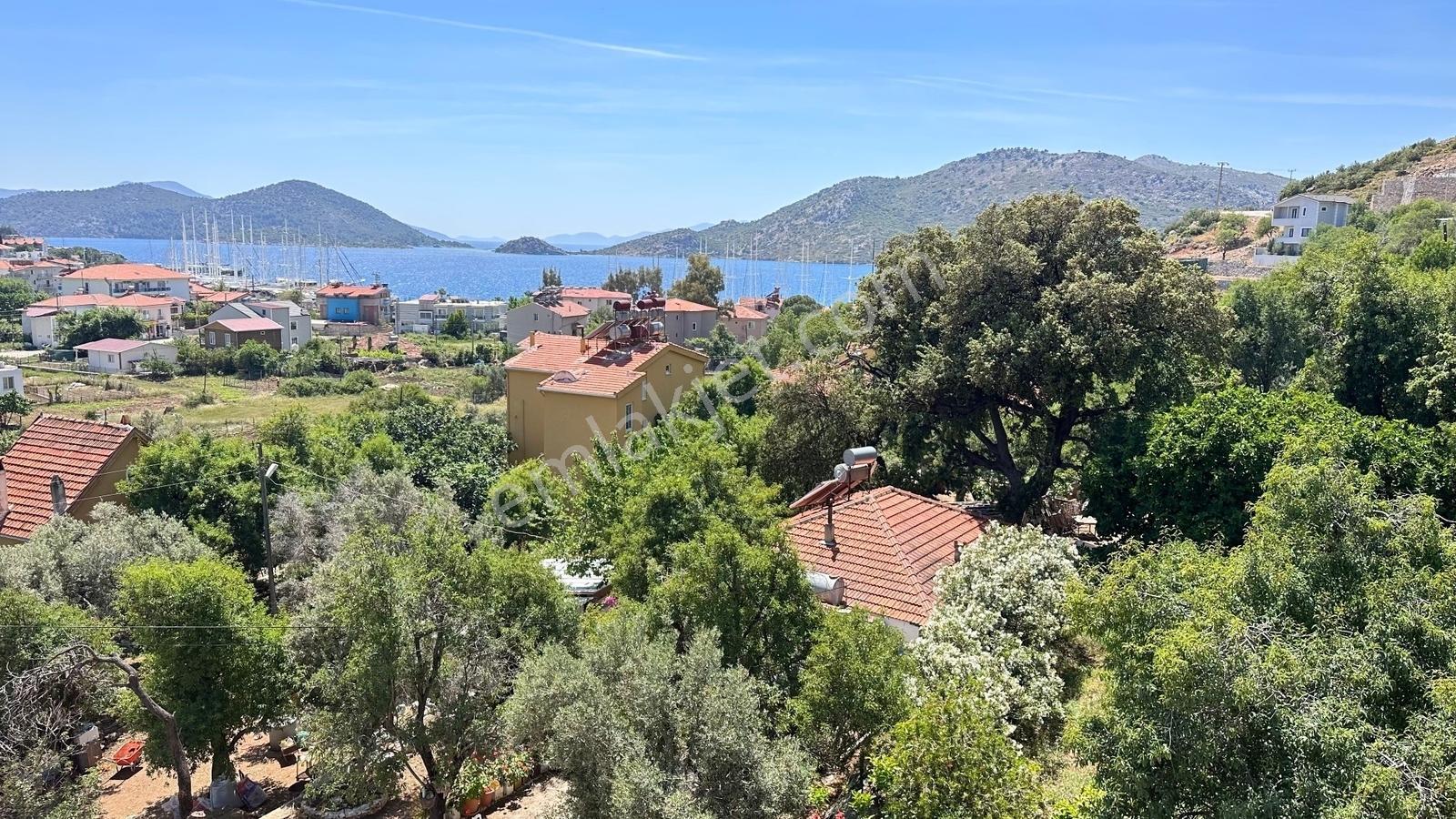 Marmaris Bozburun Deniz Ve Ada Manzaralı Emsalsiz Villa - Görsel 17