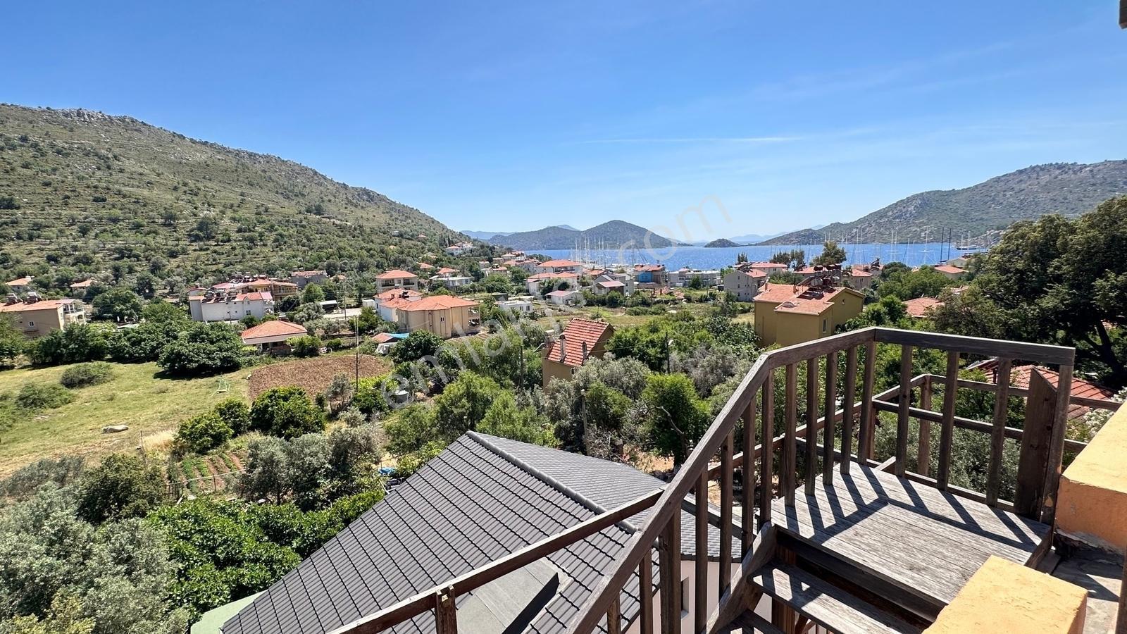 Marmaris Bozburun Deniz Ve Ada Manzaralı Emsalsiz Villa - Görsel 14