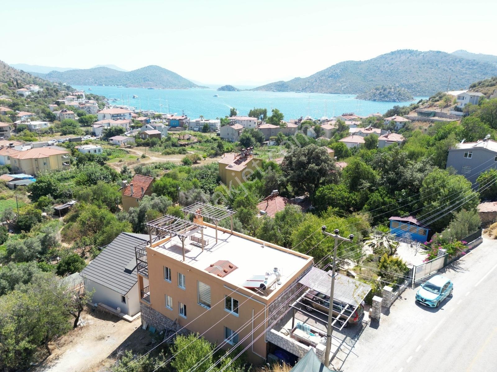 Marmaris Bozburun Deniz Ve Ada Manzaralı Emsalsiz Villa - Görsel 33