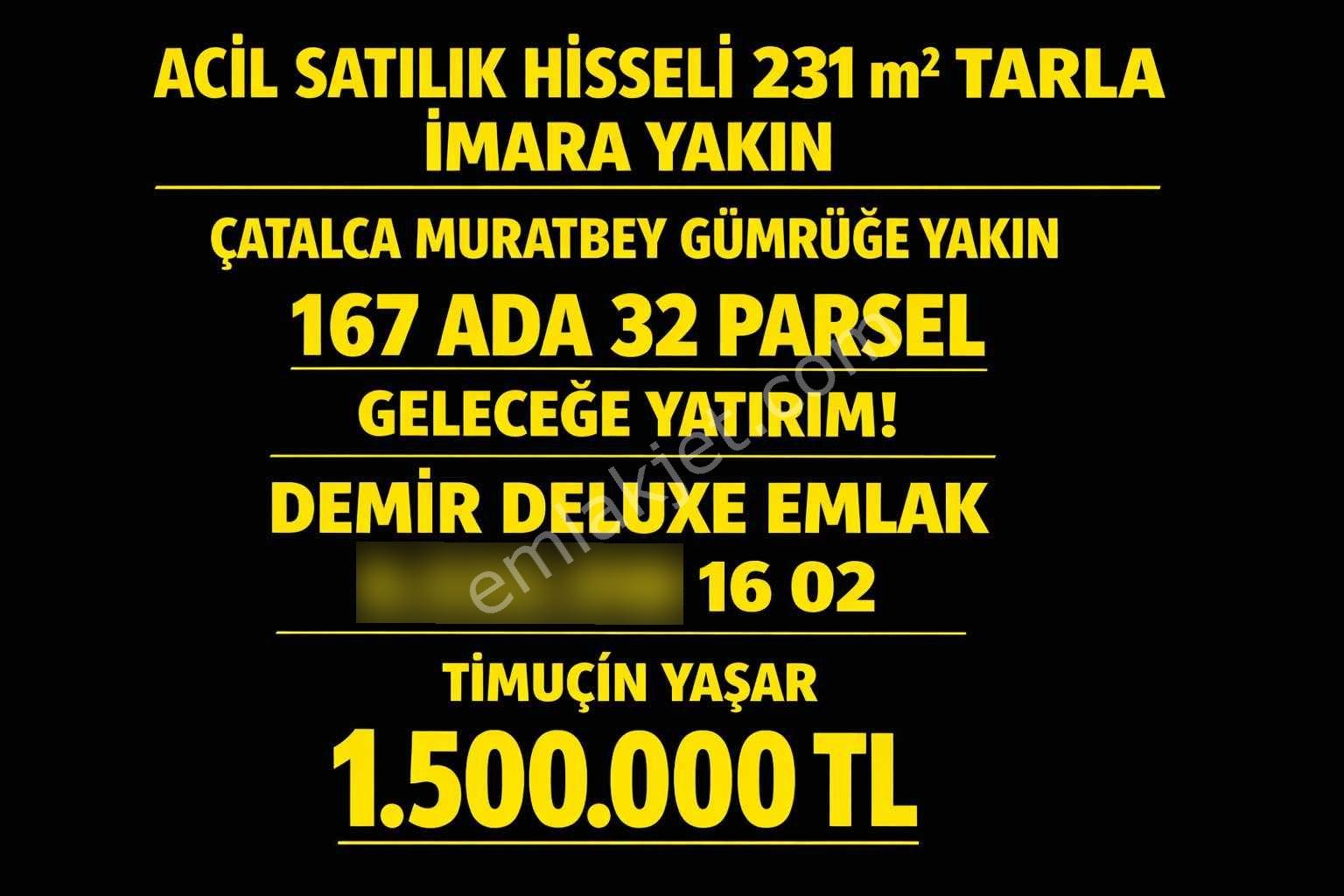 ___________muratbey Gümrüğe Komşu 231 M2__________demir Deluxe