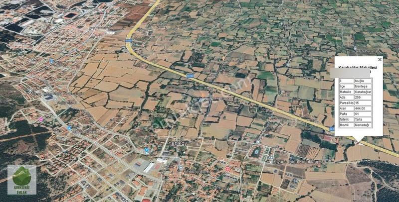 Muğla Menteşe Karabağlarda 438m² Yatırımlık Tarla... - Görsel 15