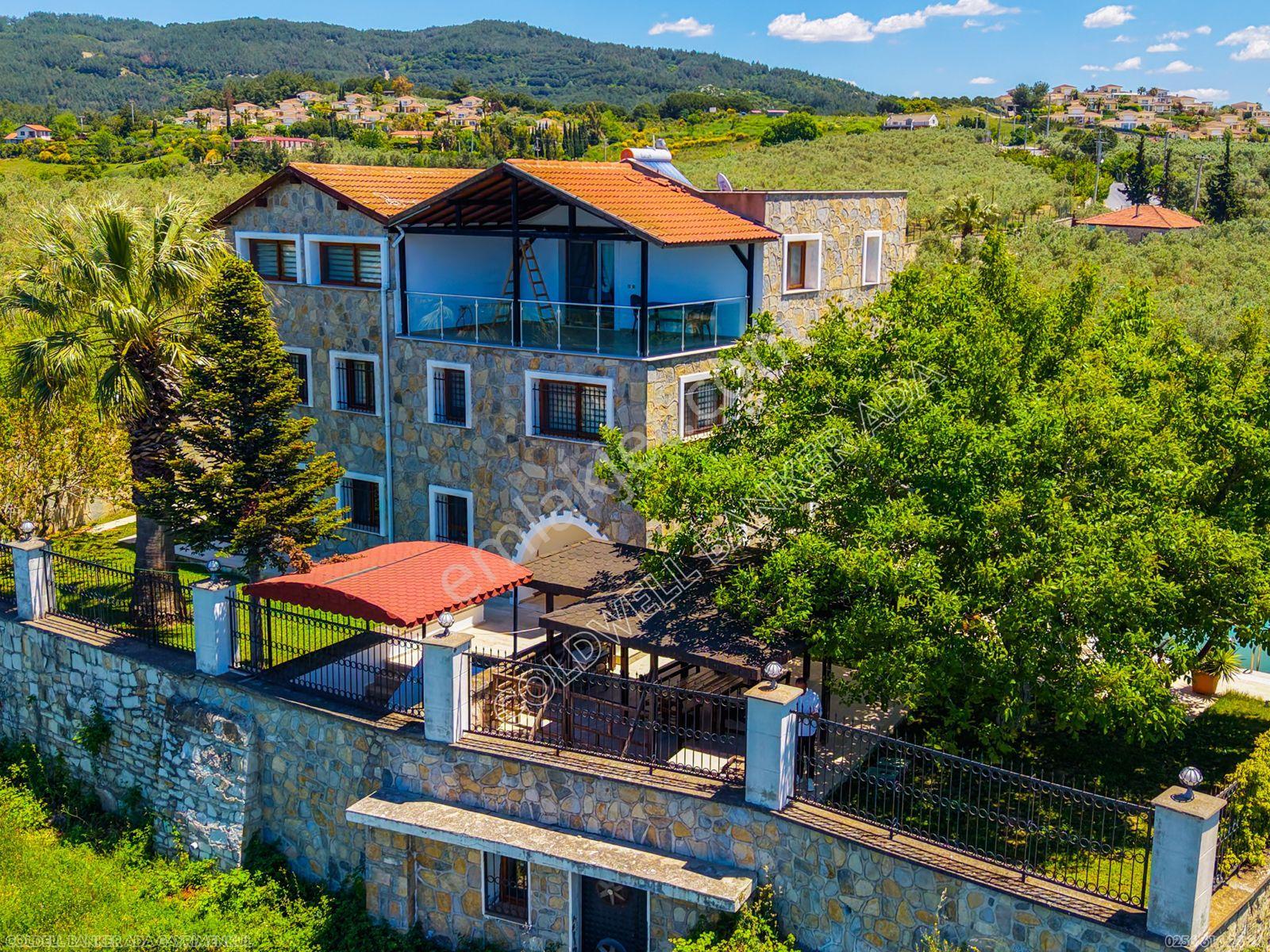 Kuşadası Yaylaköy’de Full Deniz Manzaralı, Zeytinlik İçerisinde Satılık Özel Malikane - Görsel 6