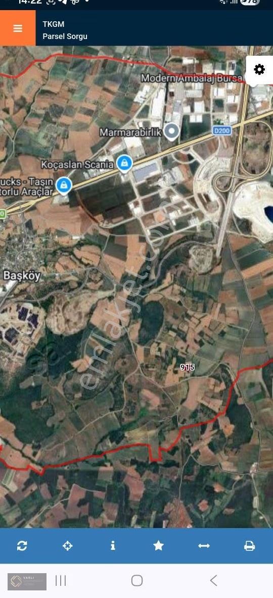 Bursa Başköy Sanayi Imar Planında 1950m2 Yatırımlık - Görsel 4