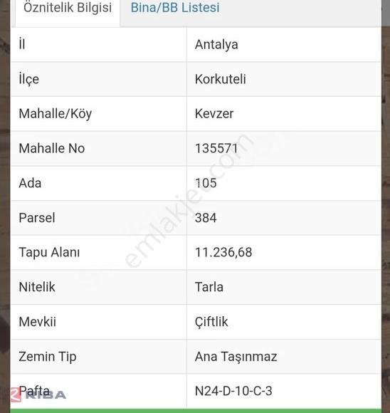 Korkuteli Kevzer 11.236 M2 Anayola Cephe Muhteşem Konumda Tarla - Görsel 5