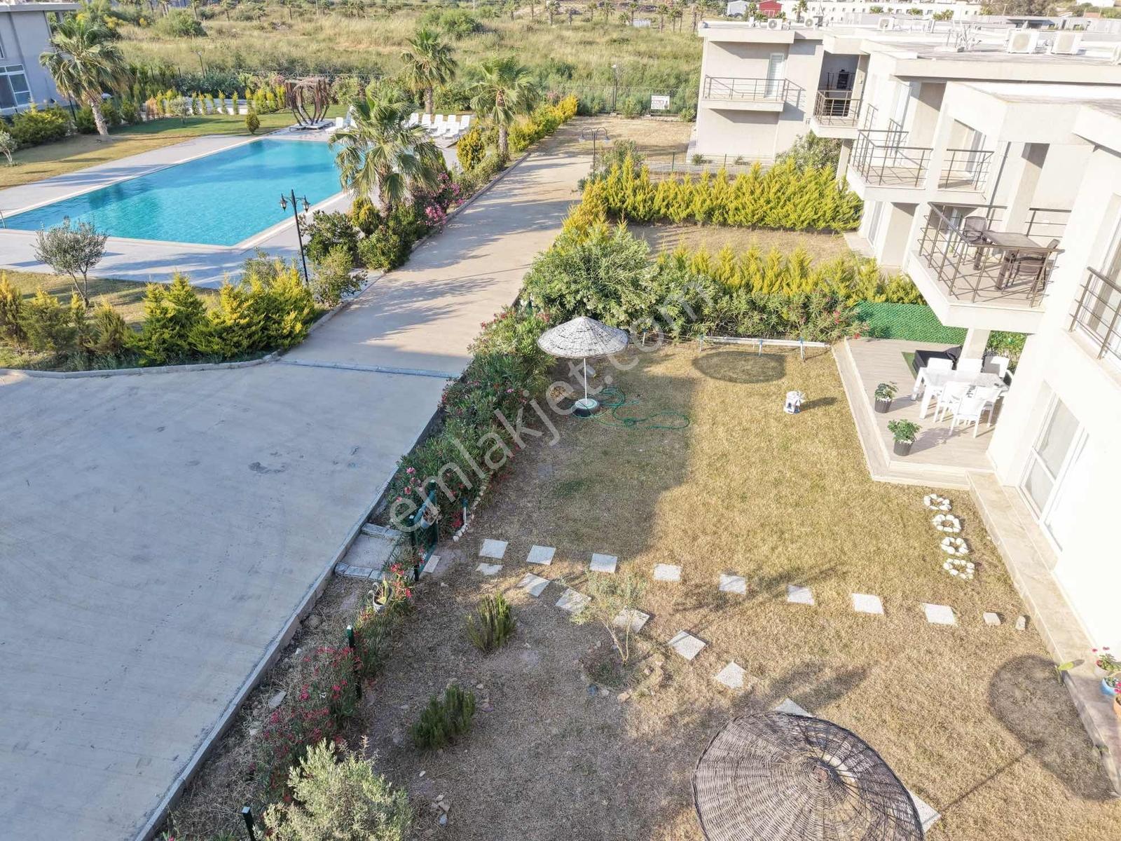 Meşelik Bodrum Milas Yolu Havuzlu Sitede Satılık 2+1 Bahçe Katı - Görsel 4