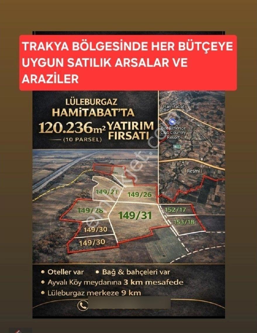 Lüleburgaz'da 120 Dönüm Satılık Arazi - Görsel 26