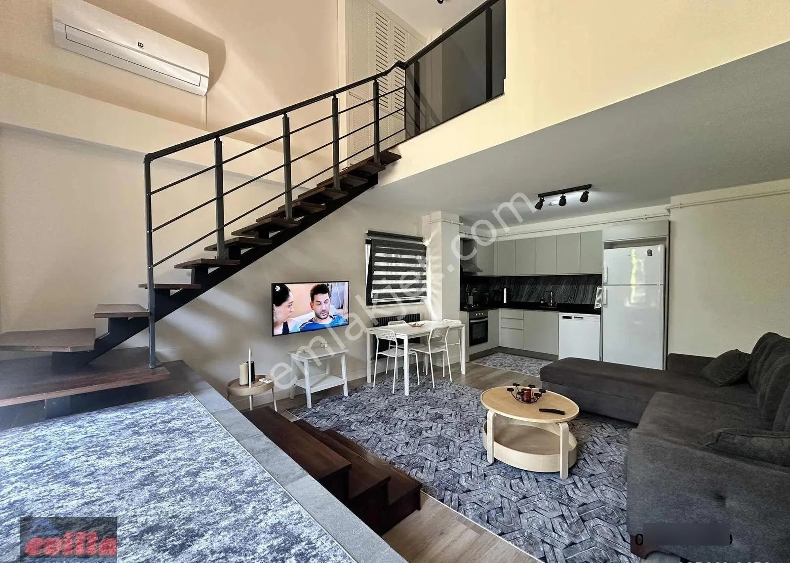 Atakum Ömürevleri Sahilde Kiralık 1+1 Eşyalı Loft Konsept Daire - Görsel 5