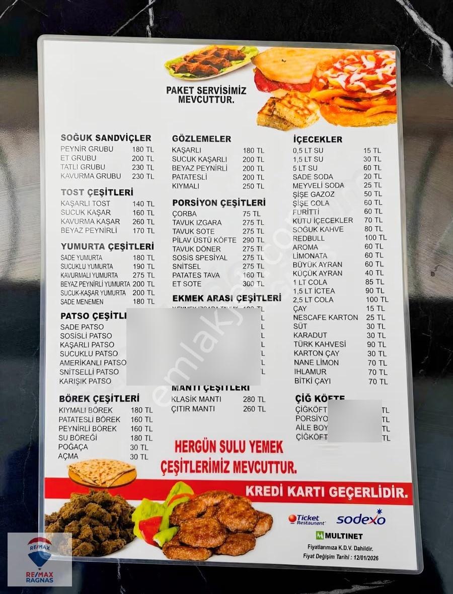 Yedpa Ticaret Merkezi 52 M2 Hazır Kurulu Restoran Lokanta Büfe - Görsel 21