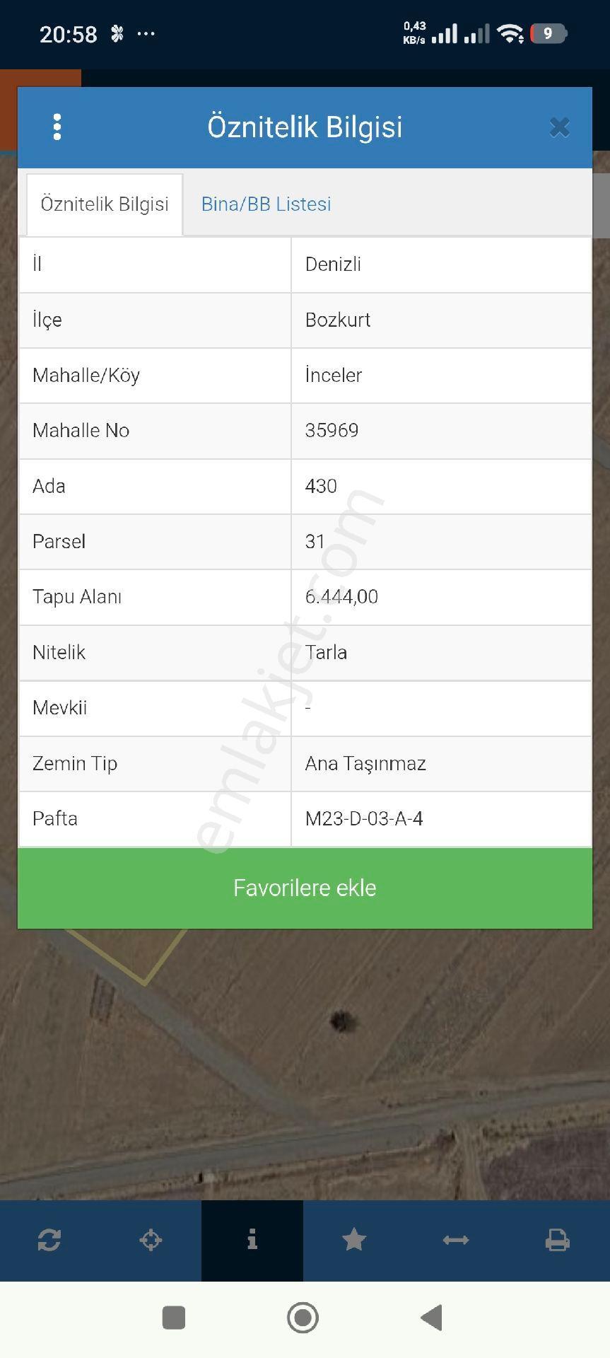 Bozkurt İnceler’de Yeni Baraja Çok Yakın 6.444 M² Satılık Tarla - Görsel 4