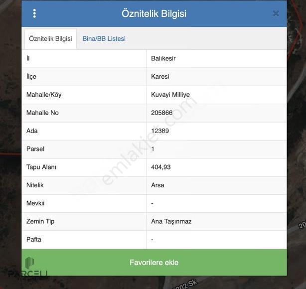 Balıkesir Karesi Kuva-i Milliye Mah. 404 M² Satılık Köşe Arsa - Görsel 3