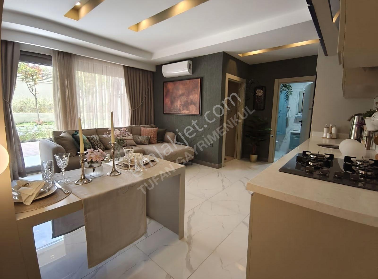 Sarılarda Ultra Lüks Sitede 1+1 Taksit İmkanlı Satılık Daire - Görsel 12